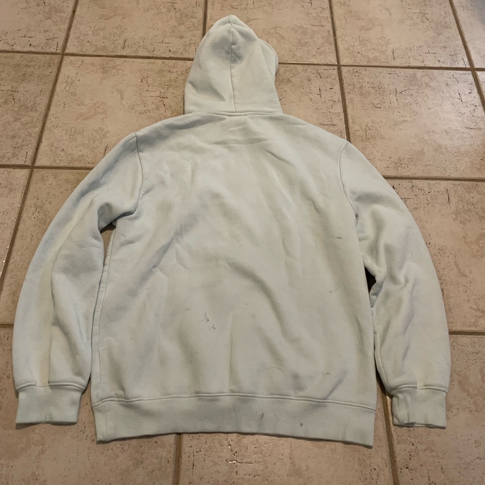 💜 H&M SpongeBob Squidward Embroidered Hoodie Regular Fit Light Mint Green Small - Picture 2 of 7